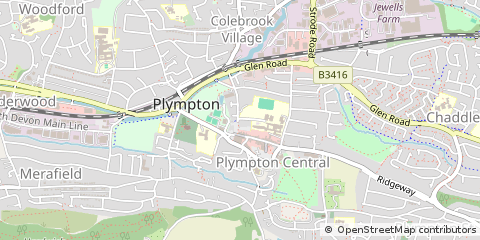 Map of Plymouth, Devon