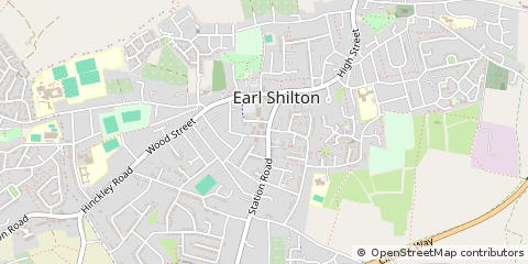 Map of Earl Shilton, Leicester