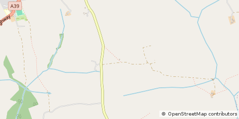 Map of Bude, Cornwall