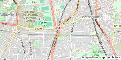 Map of Manchester