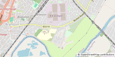 Map of Burton-on-Trent