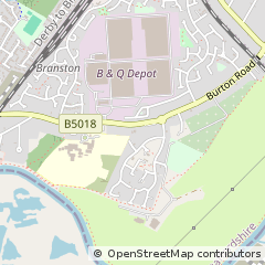 Map of Burton-on-Trent