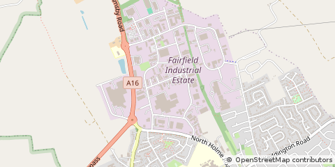 Map of Louth, Lincolnshire