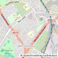 Map of Nottingham