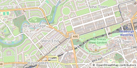 Map of Edinburgh