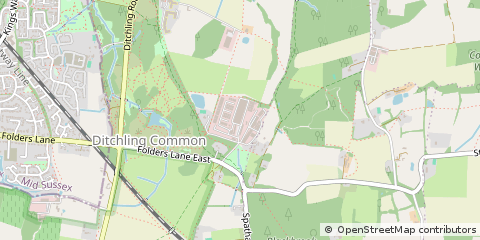 Map of Hassocks, West Sussex