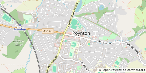 Map of Cheshire