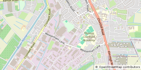 Map of Wisbech, Cambridgeshire
