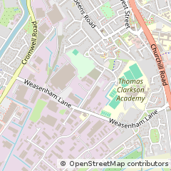 Map of Wisbech, Cambridgeshire