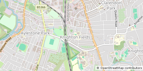 Map of Leicester