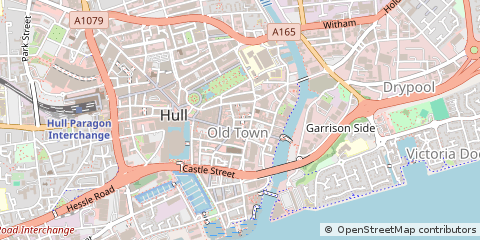 Map of Hull, East Yorkshire