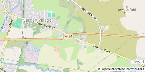 Map of Swansea