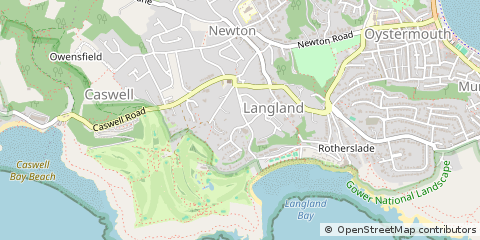 Map of Swansea