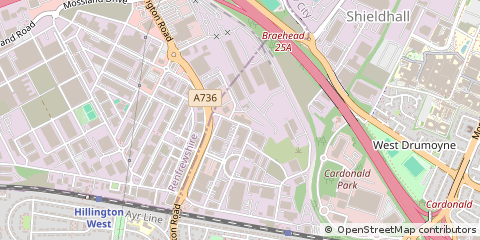 Map of Glasgow