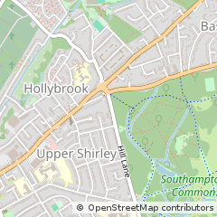 Map of Southampton, Hampshire