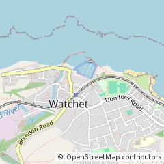 Map of Watchet, Somerset