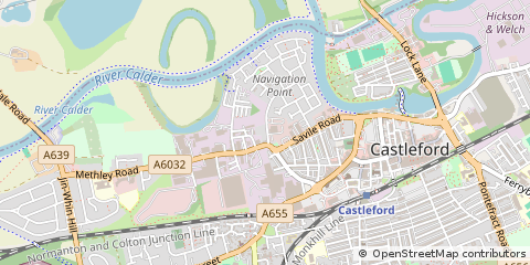 Map of West Yorkshire