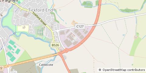 Map of Milton Keynes, Buckinghamshire