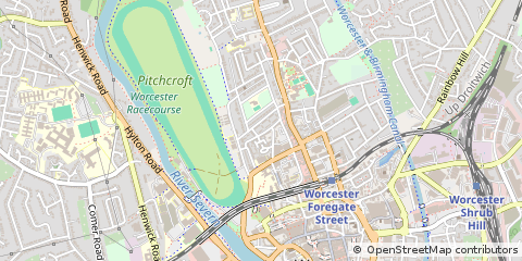 Map of Worcester