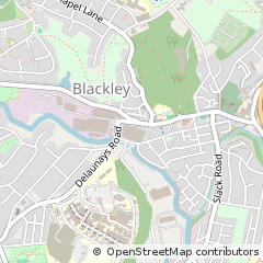 Map of Blackley, Manchester