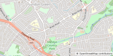 Map of Birmingham