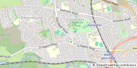 Map of Cardiff