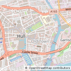 Map of Hull, East Yorkshire