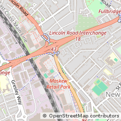 Map of Peterborough, Cambridgeshire
