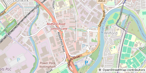 Map of Nottingham