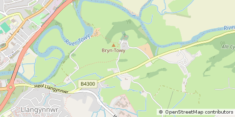 Map of Carmarthen
