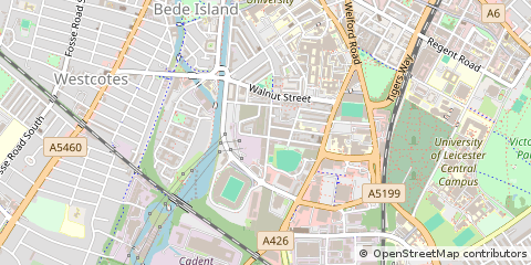 Map of Leicester