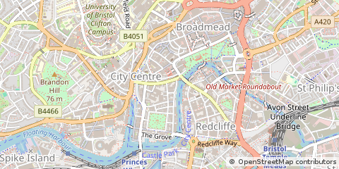 Map of Bristol