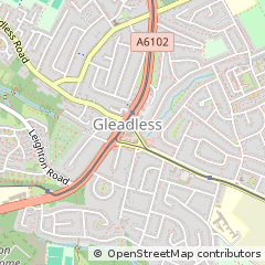 Map of Sheffield