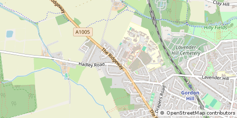 Map of Enfield