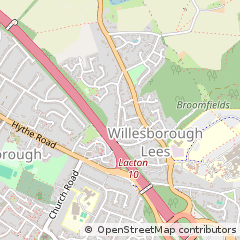 Map of Ashford, Kent