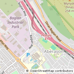 Map of Port Talbot