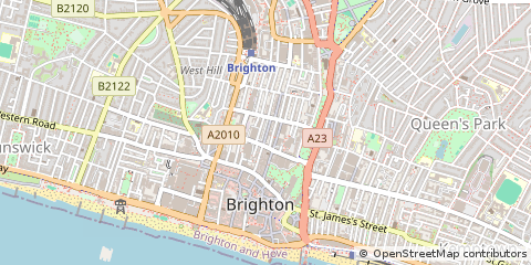 Map of Brighton