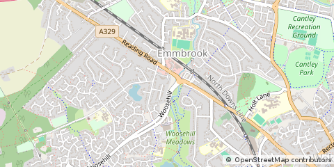 Map of Wokingham