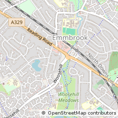 Map of Wokingham