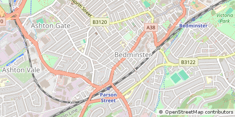 Map of Bristol