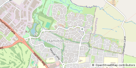 Map of Leicester