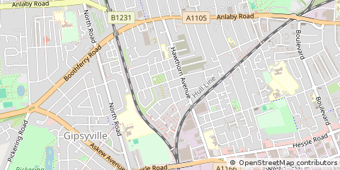 Map of Hull