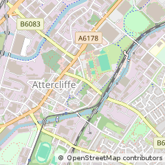 Map of Sheffield