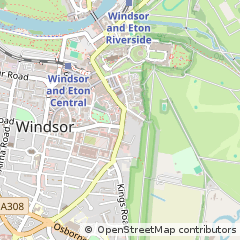 Map of Windsor, Berkshire