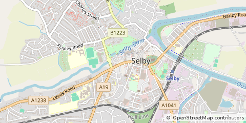 Map of Selby