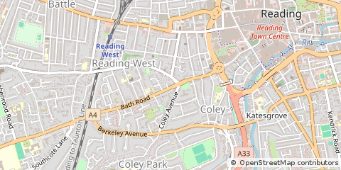 Map of Reading
