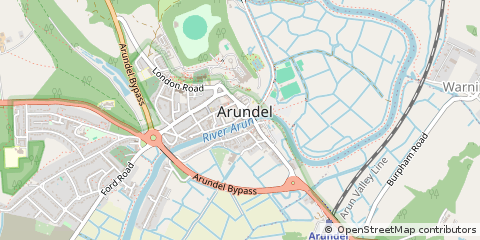 Map of Arundel