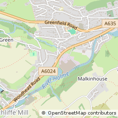 Map of Holmfirth, West Yorkshire