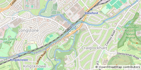 Map of Edinburgh, Midlothian