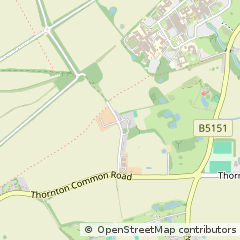 Map of Thornton Hough, Wirral